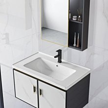 太空鋁合金浴室櫃組合洗手洗臉盆衛生間洗漱面盆池鏡櫃現代簡約 歷史價格詳細信息