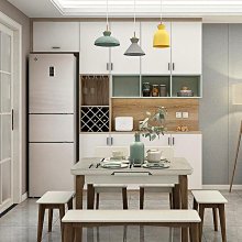 全屋定 制整體酒櫃簡約酒櫃儲物櫃客廳餐廳吧檯靠牆高櫃 歷史價格詳細信息