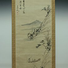 日本老字畫 唐子圖 總尺寸164*47公分 畫心82*31公分 歷史價格詳細信息