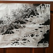 銘馨易拍重生網 107PFC91 早期 花（荷塘靜謐ㄧ、夏荷圖）彩墨畫 ... 水墨畫心畫萱紙 無款及保存如圖 歷史價格詳細信息