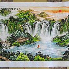 『府城畫廊-手繪國畫』山水畫－64x124－(含框價，可換框)－有實體店面，歡迎來店看現貨－ 歷史價格詳細信息