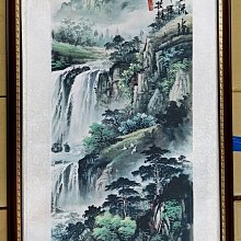 『府城畫廊-手繪國畫』山水畫－左流－源遠流長－高質感畫作－125x210(含框價)－有實體店面，請看關於我聯繫－AF28 歷史價格詳細信息