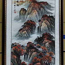 『府城畫廊-手繪國畫』山水畫－左流－源遠流長－高質感畫作－125x210(含框價)－有實體店面，請看關於我聯繫－AF28 歷史價格詳細信息