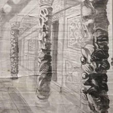 席德進畫作  一線之隔。人物是席德進創作生涯中從未間斷過的創作題材，他精湛的素描功力能精準描繪人物神韻，其中尤擅長以鮮明亮麗的色彩。 歷史價格詳細信息