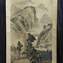 仇英山水畫卷軸畫定制客廳裝飾字畫書房掛畫絲綢畫春游晚歸仿古畫 歷史價格詳細信息