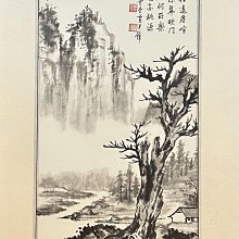 黃君璧弟子劉淵臨 送李濟 臨淵漁舟水墨畫 國畫 歷史價格詳細信息