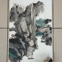 1:1張大千野寺晨鐘潑墨潑彩山水畫國畫微噴古代名畫品裝飾畫 歷史價格詳細信息