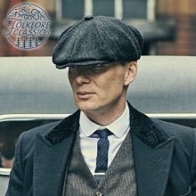 PEAKY BLINDERS Highland Harris Tweed Arran 8-pc Cap ZH015 SLATE GRAY sz MEDIUM 歷史價格詳細信息
