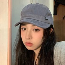 【帽檐短檐設計】秋冬字母大頭圍女士鴨舌帽韓版遮陽帽子前進帽潮流英倫復古貝雷帽 歷史價格詳細信息