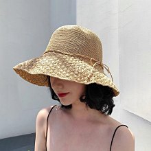 新款太陽帽女夏防曬百搭捲捲空頂遮陽帽韓版可折疊大帽檐帽子出遊草帽 歷史價格詳細信息