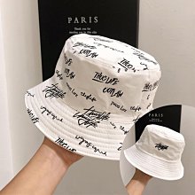 潮流嘻哈漁夫帽男休閒簡約史迪奇卡通印花雙面佩戴帽子女 歷史價格詳細信息