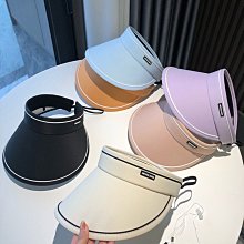 氣質出行 抗UV遮陽帽女夏季uv防曬帽戶外騎車跑步空頂遮陽帽 歷史價格詳細信息