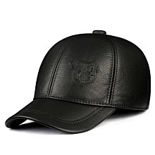 頭層牛皮真皮帽子男款秋冬季中老年男士保暖平頂鴨舌帽大頭圍 歷史價格詳細信息