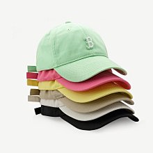 B字母帽子女韓版ins春秋顯臉小夏季咖色鴨舌帽休閑日系棒球帽 歷史價格詳細信息