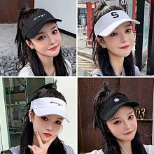 戶外網球空頂帽男夏運動吸汗抗UV無頂帽情侶大頭圍防曬遮陽帽 歷史價格詳細信息