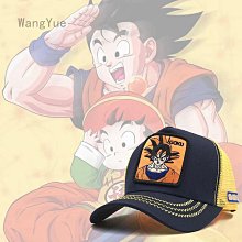 七龍珠棒球帽 悟字 氣功形象標誌平沿帽   孫悟空DRAGON BALL卡通潮流刺繡街舞嘻哈 戶外遮陽帽 歷史價格詳細信息