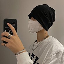 大頭圍毛線帽男士帽子男款冬季深灰針織帽男冷帽潮牌棉帽堆堆冬帽 歷史價格詳細信息
