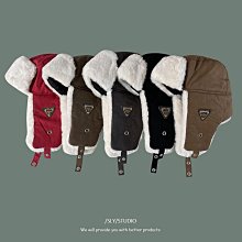 飛行帽 雷鋒帽男女士帽ins秋冬天東北防寒帽子騎車護耳加厚防風保暖棉帽 歷史價格詳細信息