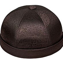 老瓜皮帽，民國緞面老帽子，老地主帽，晚清，民國，緞面，制作規4974 歷史價格詳細信息