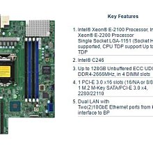 超微Supermicro X11SSI-LN4F 伺服器主機板 歷史價格詳細信息