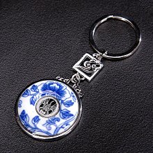 中國特色手工藝禮品青花瓷鑰匙扣文創瓷器鑰匙圈掛件出國送老外~沁沁百貨 價格比較,價格查詢,歷史價格詳細信息