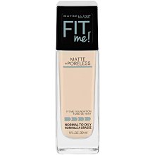 美賣~Maybelline 媚比琳  FIT ME!  110優雅 PORCELAIN 反孔特霧 粉底液 無壓頭 歷史價格詳細信息