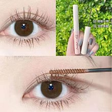 纖長睫毛膏 小刷頭睫毛膏 睫毛膏 防水睫毛膏 濃密 纖長睫毛膏【絲綢黑/橡木棕/夢幻藍/厭世紫】 歷史價格詳細信息