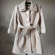實拍米色毛呢外套女秋冬2022新款小個子韓系高級氣質小香風呢大衣-雙喜生活館 歷史價格詳細信息