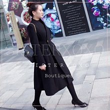 Sis KOREA style  韓系 名媛風 韓國精品 手工雙面羊毛 氣質100%羊毛簡約法式九分袖長大衣 歷史價格詳細信息