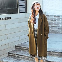 DiuDiu【現貨+滿額免運】正韓＆空運 赫本風中長款毛呢外套 呢子大衣 遠通達2296 歷史價格詳細信息