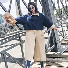 衣女時尚拼色衣薄款2023夏季透氣寬松百搭洋氣服潮-格林賣場 歷史價格詳細信息