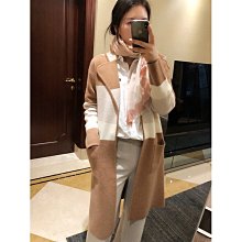 《巴黎拜金女》羊毛時髦極了圍巾款雙面呢大衣斗篷 歷史價格詳細信息