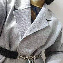 IM 細垂軟綿羊毛精紗!別緻斜V領側抽繩斜擺長袖針織衫 七色 歷史價格詳細信息