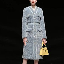 [ ohya梨花 ] =韓國帶回=秋冬新款名媛質感穿搭全麂皮翻领收腰長大衣風衣外套 歷史價格詳細信息