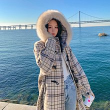 格紋外套 格子連帽毛呢外套男男生夾克 男外套 外套男  格子外套(cwhfizze-港仔男裝 歷史價格詳細信息