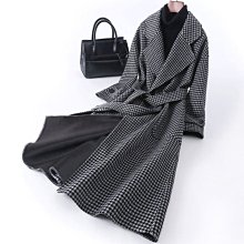 千格毛呢大衣秋冬新款中長版遮屁股加棉外套女~梅梅服飾 歷史價格詳細信息