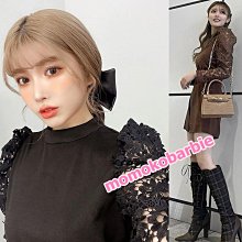 ☆搖滾甜心【AE040800】日本21新款原單resexxy riend 超美~PU拼接蕾絲百褶長裙 歷史價格詳細信息