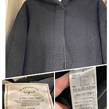 日本品牌Ungrid中性文青風格藍白條紋木釦長袖襯衫   F size 型號No.111420470201 /25 歷史價格詳細信息