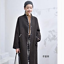 【子芸芳】秋季復古棉質燈芯絨外套做舊毛邊休閒文藝棉外套開襟上衣 歷史價格詳細信息