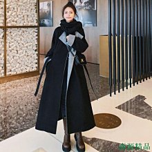 MIKI精品韓風時尚女外套寬鬆韓系薄款春秋款新款秋冬季毛呢襯衫外套女中長款韓版寬鬆小個子百搭呢子大衣 歷史價格詳細信息