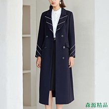 MIKI精品【】毛呢大衣春秋新韓版中長款千鳥格大尺碼毛呢外套女西裝領格紋過膝繭型大衣 歷史價格詳細信息