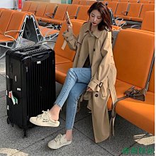 風衣大衣長款外套-經典雙排扣繫帶百搭女外套73yt1【巴黎精品】 歷史價格詳細信息