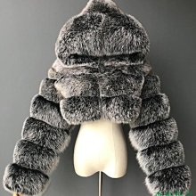 MIKI精品【優質】仿皮草外套 2022新款冬季仿兔毛絨皮草大衣寬鬆加厚短版羔羊毛茸茸毛毛外套女 歷史價格詳細信息