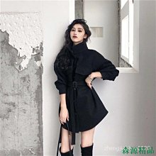 MIKI精品【韓版呢子大衣】氣質呢子大衣女收腰韓版中年媽媽秋冬裝格子毛呢外套中長款過膝 歷史價格詳細信息