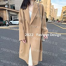 奢夫人12/102022冬季新款設計感可脫卸針織帽山羊絨大衣中長款過膝雙面呢外套 歷史價格詳細信息