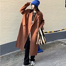 高級感中長款風衣外套女春秋韓版寬鬆休閒慵懶風外穿連帽長袖港味 歷史價格詳細信息
