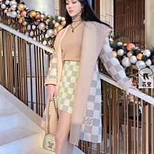 2022新款棋盤格包上課通勤書包女斜挎包男大容量單肩包女潮牌包包小喇叭精品 促銷 正品 歷史價格詳細信息