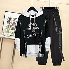 設計感衛衣套裝男款休閑歐洲站衣服運動潮帥氣時髦時尚保暖春秋款 歷史價格詳細信息