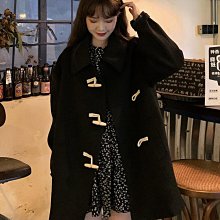 黑色毛呢外套女2023冬季新款休閒寬鬆小個子連帽學生運動短款衣 歷史價格詳細信息