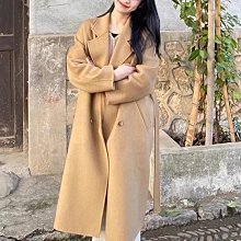 毛料毛呢外套高端駝色毛呢大衣女短款小個子年秋冬新款修身顯瘦毛呢外套~梅梅服飾 歷史價格詳細信息